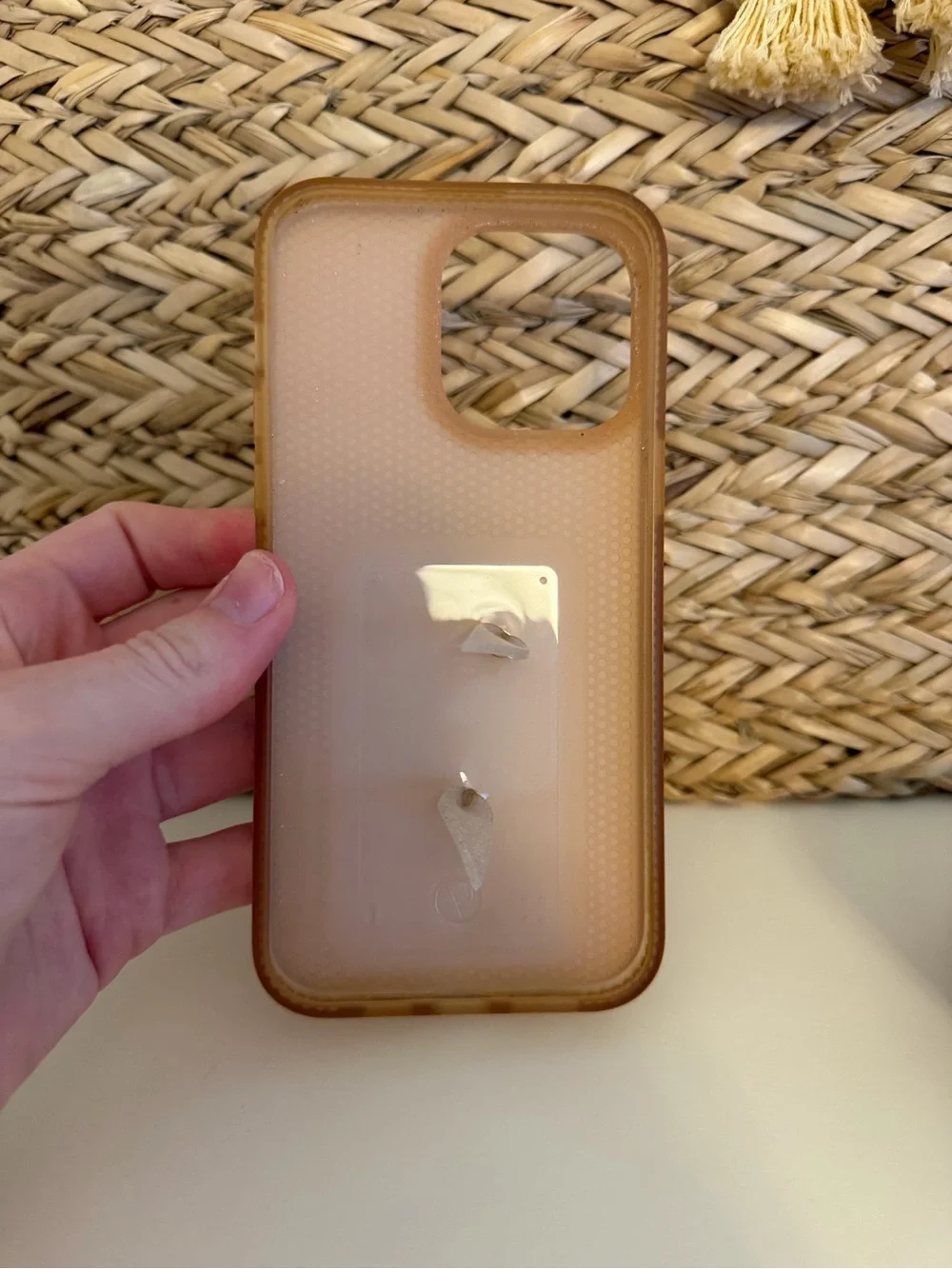 Gold Leopard Loopy  iPhone 14 Pro Max Case with matching sleeve